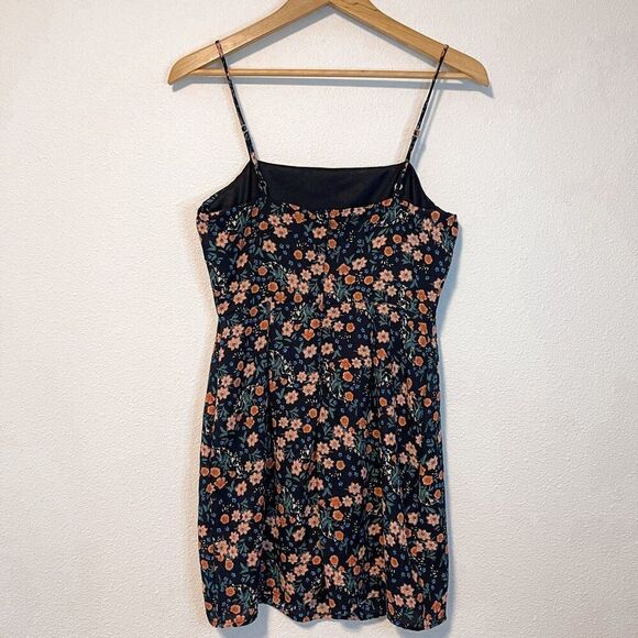 Lulus Floral Print Mini Dress M - Picture 3 of 7